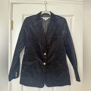 Free Assembly Black Velvet Blazer size S